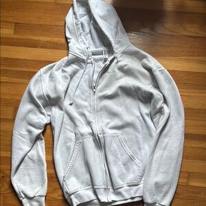 White Hoodie Sweater